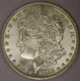 Auction- 1885 O Morgan Dollar Scratched