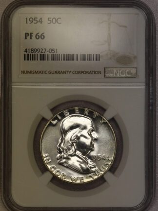 1954 Proof Franklin Half Dollar NGC PF66 (#-051)