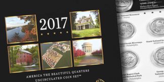 2017 America The Beautiful Quarters Uncirculated Coin Set