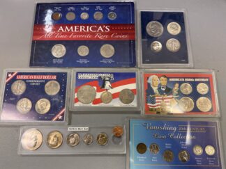 Auction-Coin Sets: Bicentennial and Other Sets; $2.05 Face Value Silver/One 40% Half (See Description)