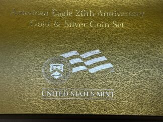 2006 American Eagle 20th Anniversary Gold and Silver Coin Set, OGP