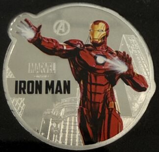 Auction- Marvels Ironman 1oz Large 999.9 Silver Round
