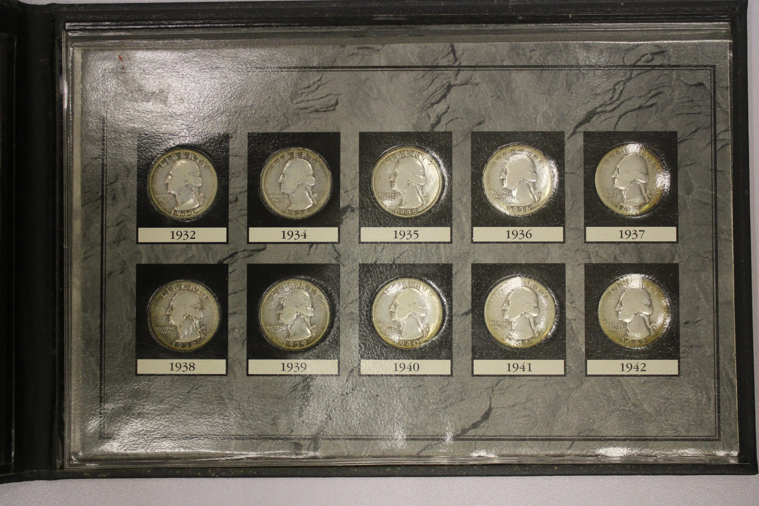 Auction - The First Ten Years of Washington Silver Quarters: $2.50 Face Value - Image 3