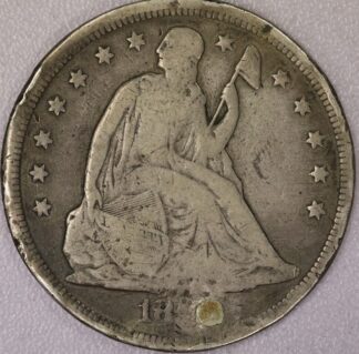 Auction-Damaged Seated Liberty Dollar