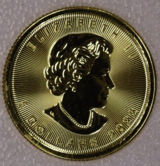 2022 Canada 1/10 Oz Gold Maple Leaf