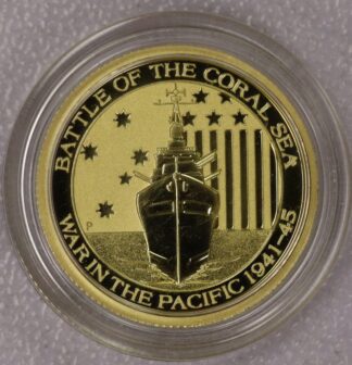2015 Australia Gold 1/10 Oz War in the Pacific Battle of the Coral Sea
