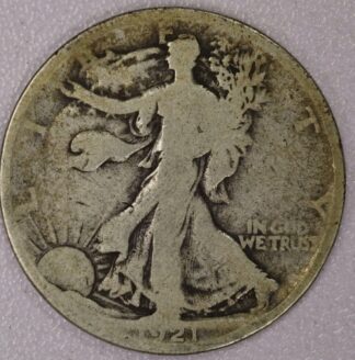 1921 Walking Liberty Half Dollar AG #101