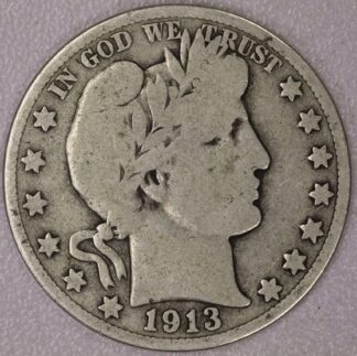1913-S Barber Half Dollar Good