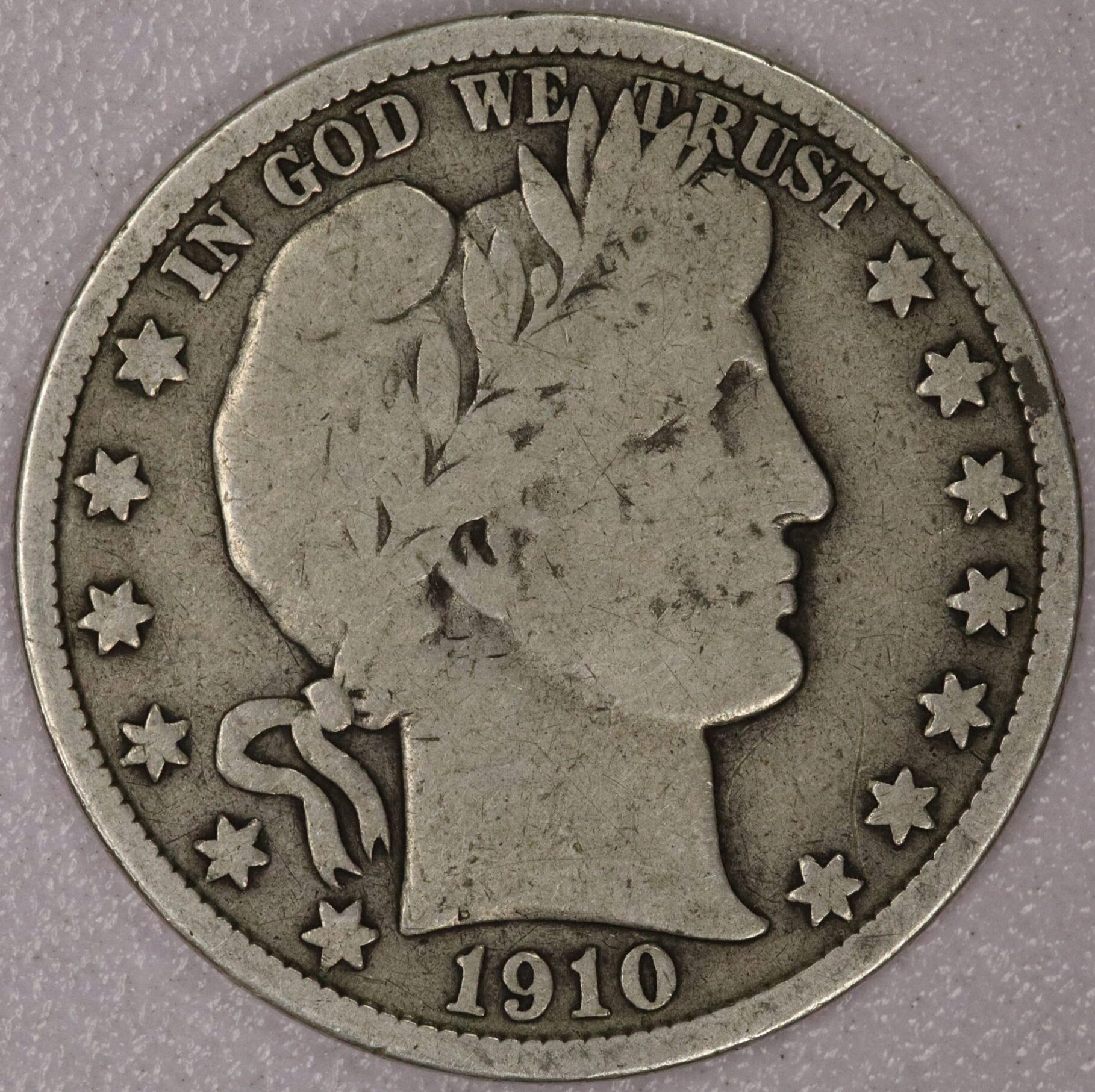 1910-S Barber Half Dollar VG – Portsmouth Coin & Currency Co