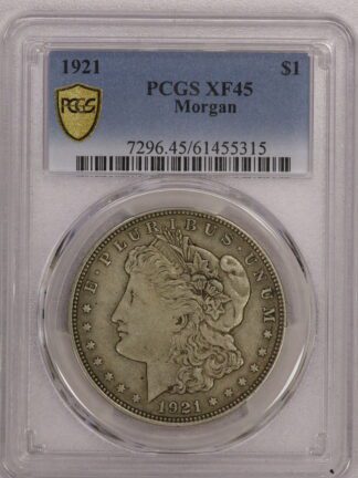 1921 Morgan Dollar PCGS XF45