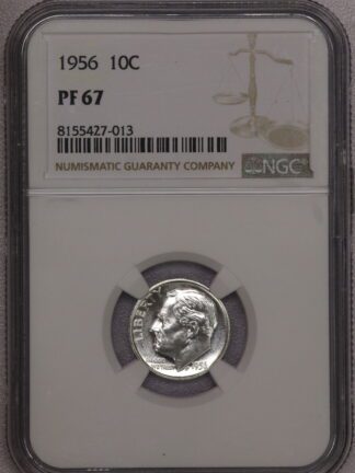 1956 Proof Roosevelt Dime NGC PF67