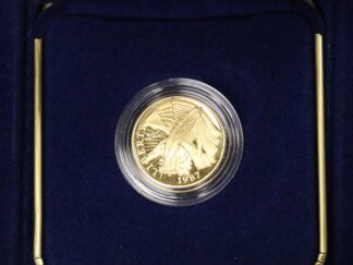 1987-W Constitution Bicentennial Gold $5 Proof OGP/COA