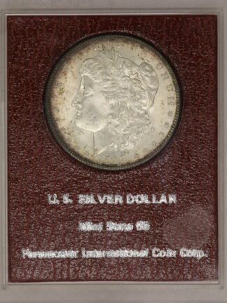 Auction-1888 Morgan Dollar "Mint State 65 Paramount International"