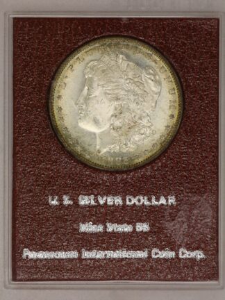 Auction-1885-S Morgan Dollar "Mint State 65 Paramount International"