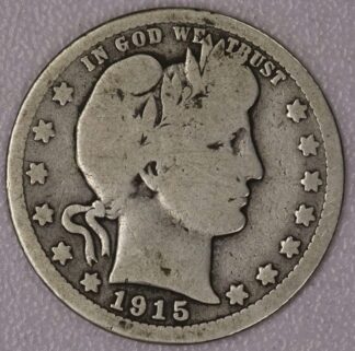 1915-S Barber Quarter AG