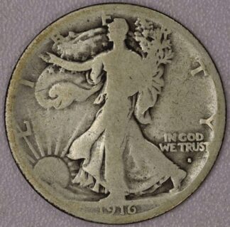1916-S Walking Liberty Half Dollar Good