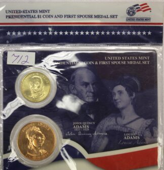Adams Presidential Coin First Spouse Medal Set