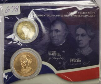 Taylor Presidential Coin First Spouse Medal Set