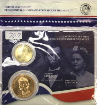 Lincoln Presidential Coin First Spouse Medal Set