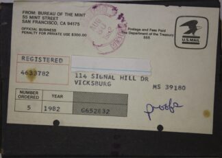 AUCTION-   1982 Proof Sets in Unopened Mint Box