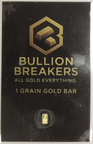 AUCTION-  1 Grain Gold Bar Bullion Breakers