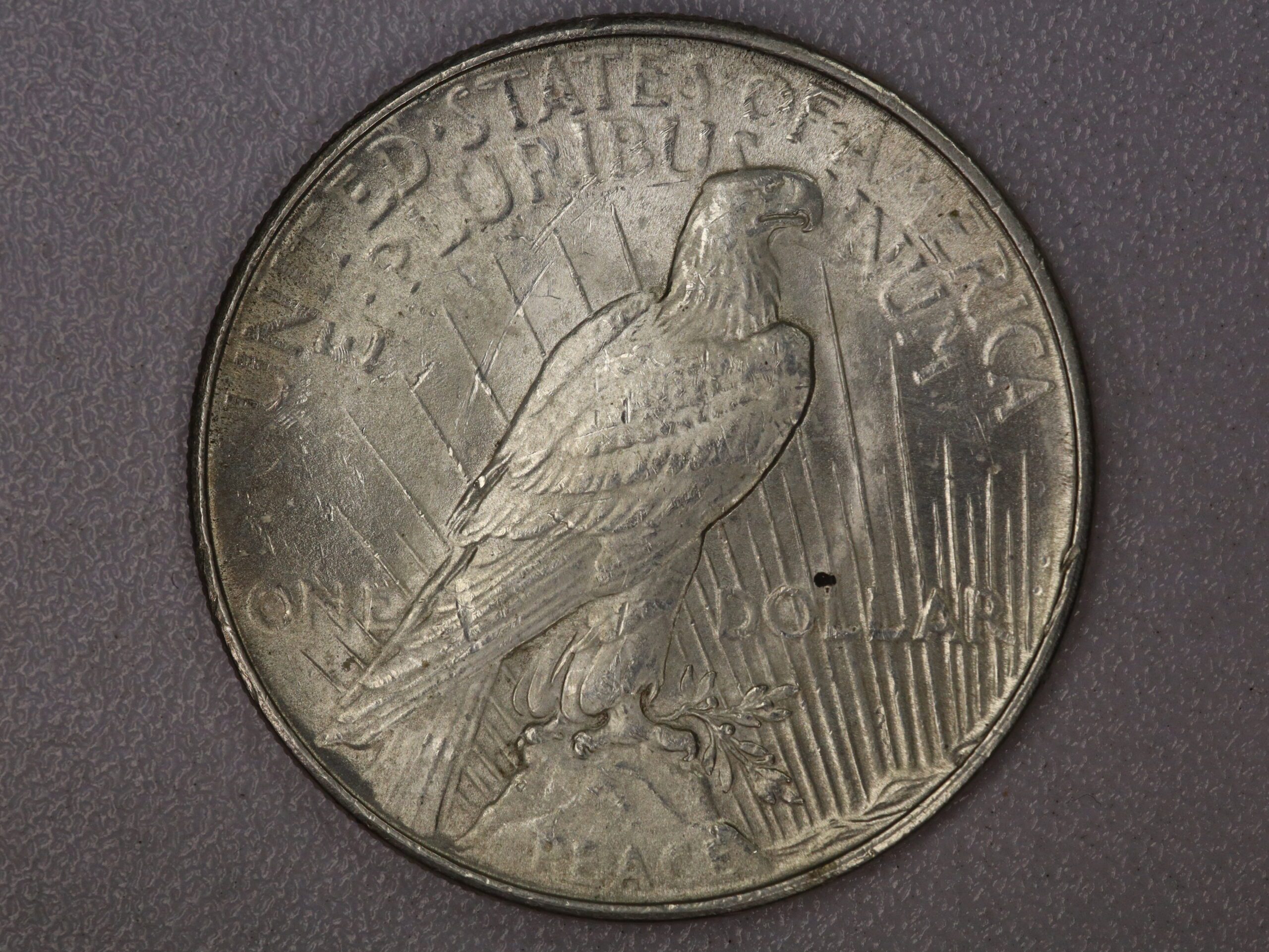 Auction- 1922 Peace Dollar Damaged and Polished - Image 2