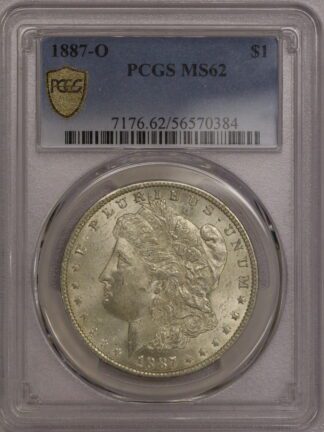 1887-O Morgan Dollar PCGS MS62