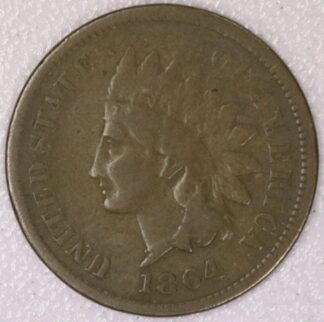 1864 Indian Head Cent Bronze Very Good