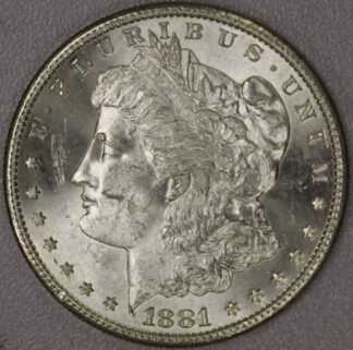 1881-S Morgan Silver Dollar UNC