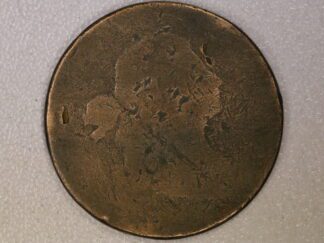 Auction- No Date Large Cent, Damaged and Worn