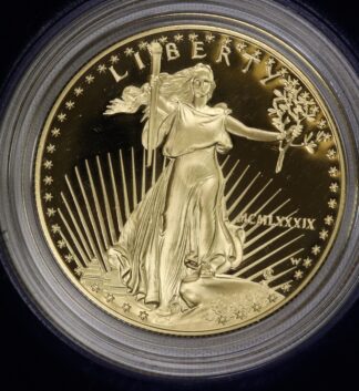 1989 Gold American $50 Eagle, 1 ounce Proof OGP