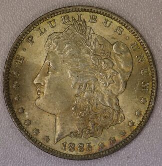 1885-O Morgan Dollar AU Nice Toning