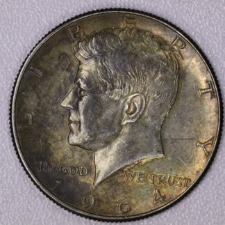 Auction- 1964 Toned JFK Half Dollar