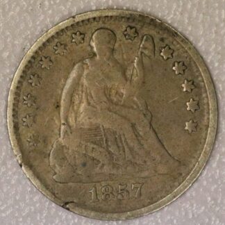 1857 Seated liberty Half Dime VG