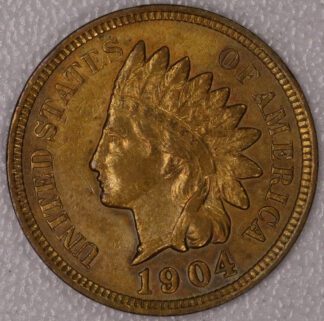 Auction- 1904 Indian Head Cent AU (Questionable Toning)