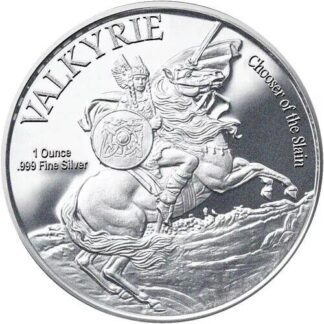 Valkyrie/Freyja 1 oz .999 Fine Silver Round