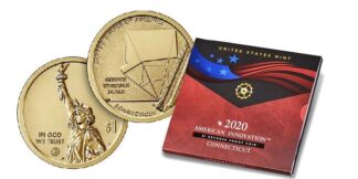 2020 S American Innovation $1 Coin Reverse Proof Set - Connecticut