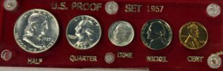Auction- 1957 Proof Set in Capital Holder