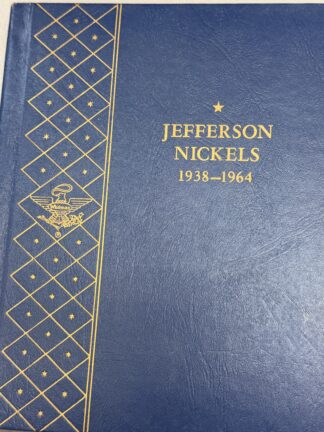 Auction- Circulated Jefferson Nickel Set 1938-64. War Nickels are higher grade. Old Broken Book