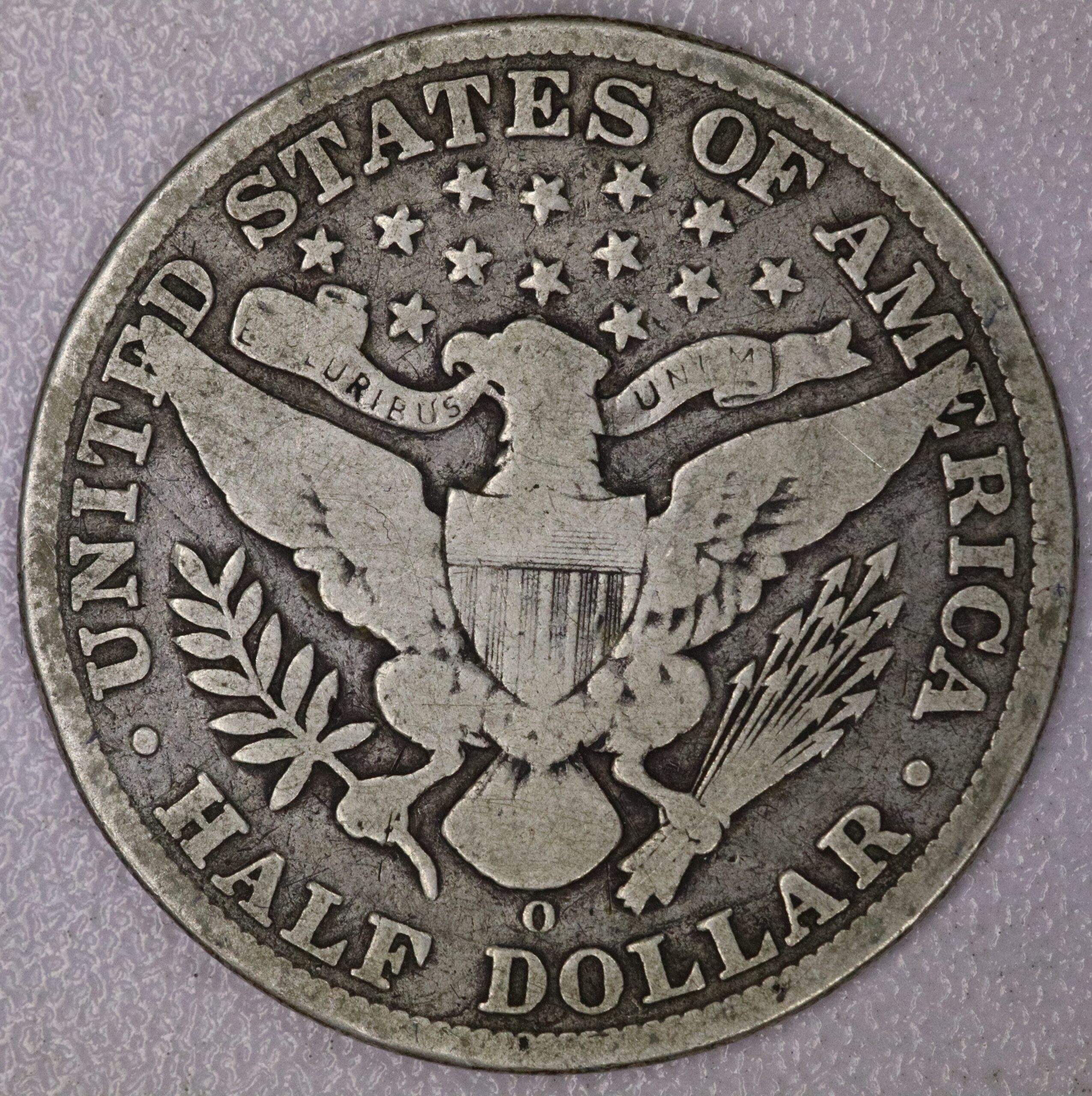 Auction- 1909-O Barber Half Dollar - Image 2