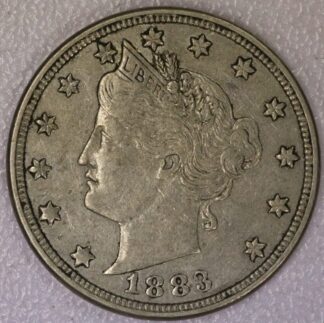 AUCTION-   1883 No Cents Liberty "V" Nickel XF