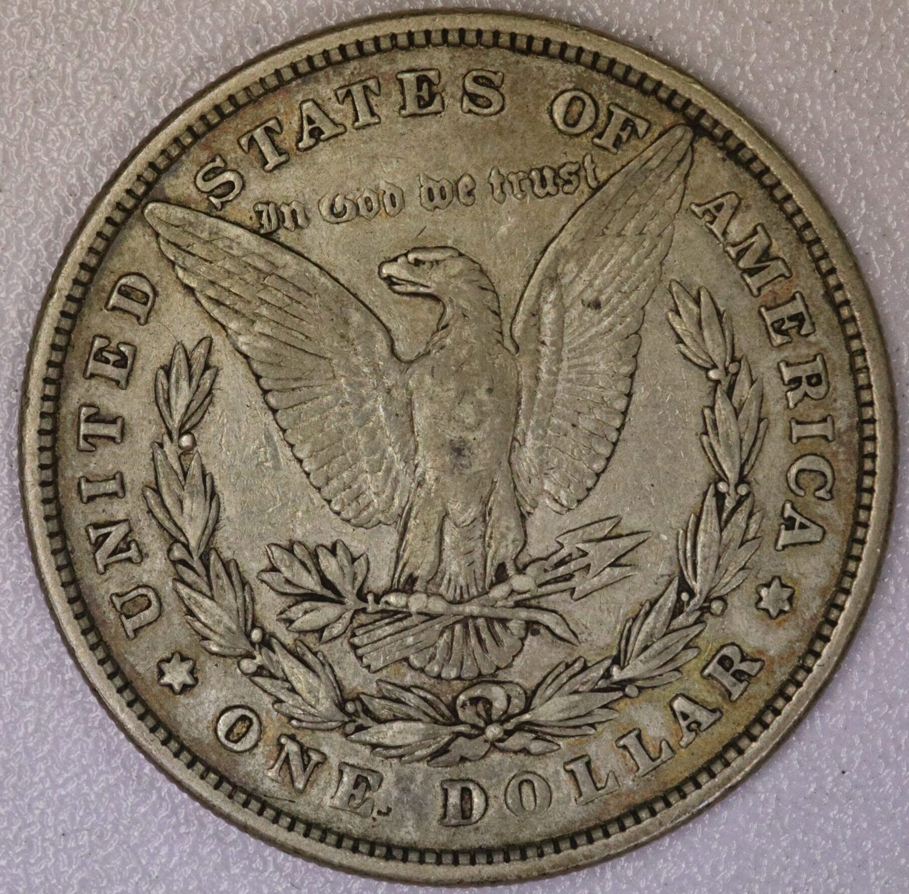 AUCTION- 1878 Morgan Silver Dollar with "PS" Counterstamp - Image 2