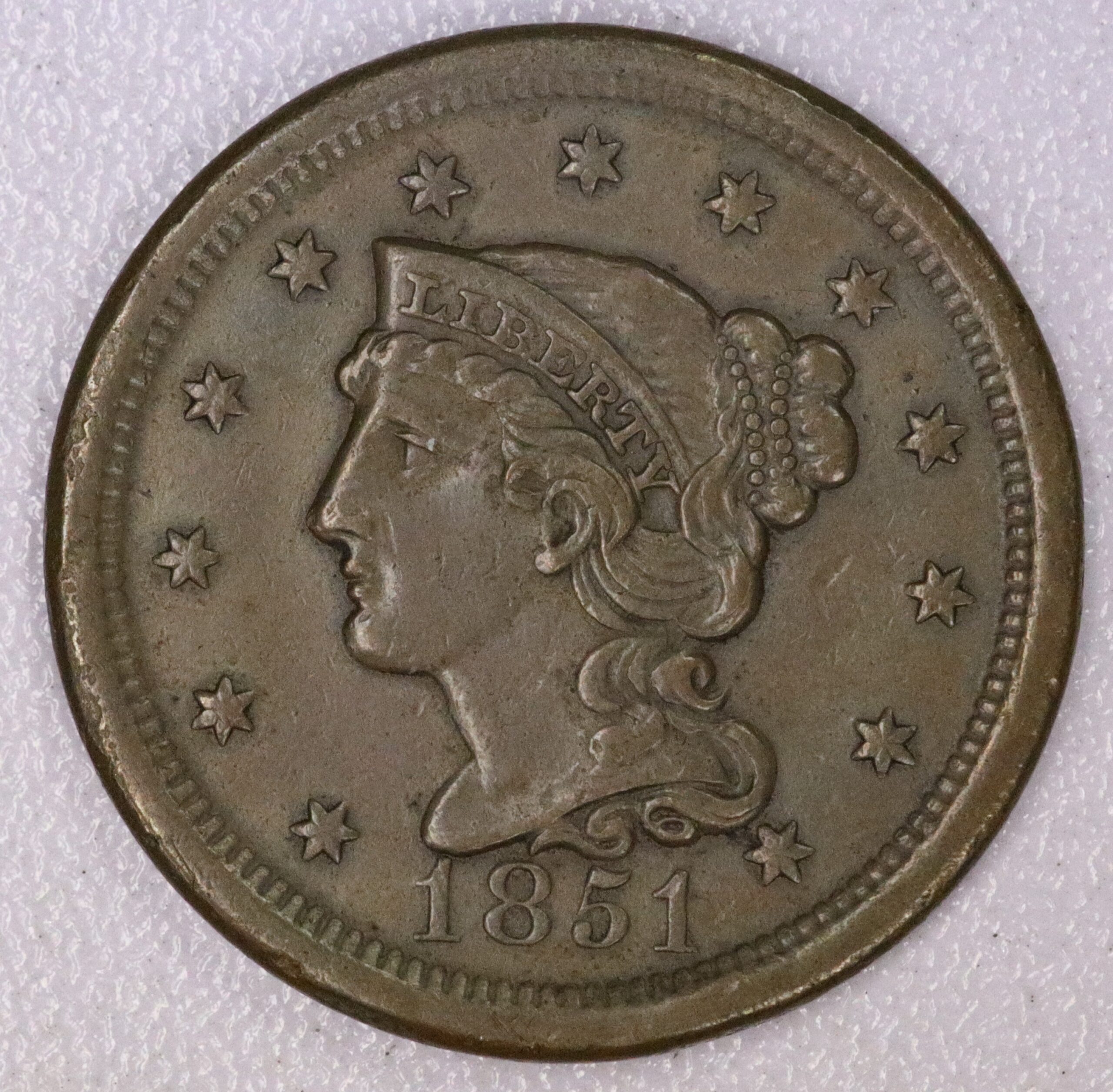 Auction- 1851 Large Cent