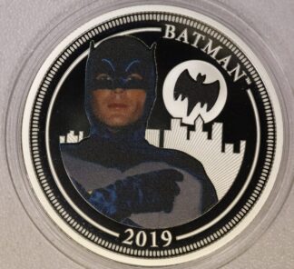 Auction- Batman Classic TV 1 Oz Silver Round, DC Comics