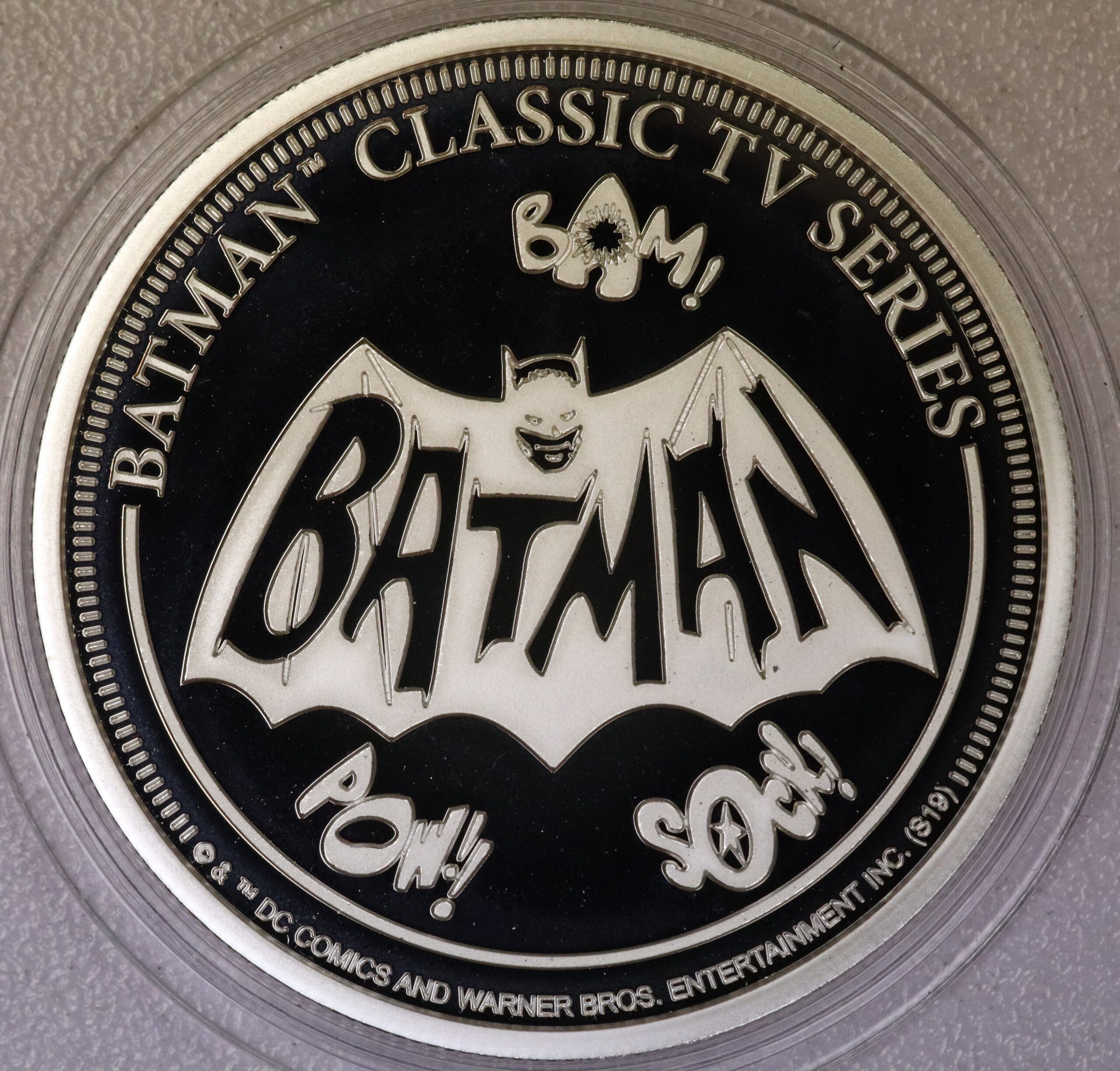Auction- Batman Classic TV 1 Oz Silver Round, DC Comics - Image 2