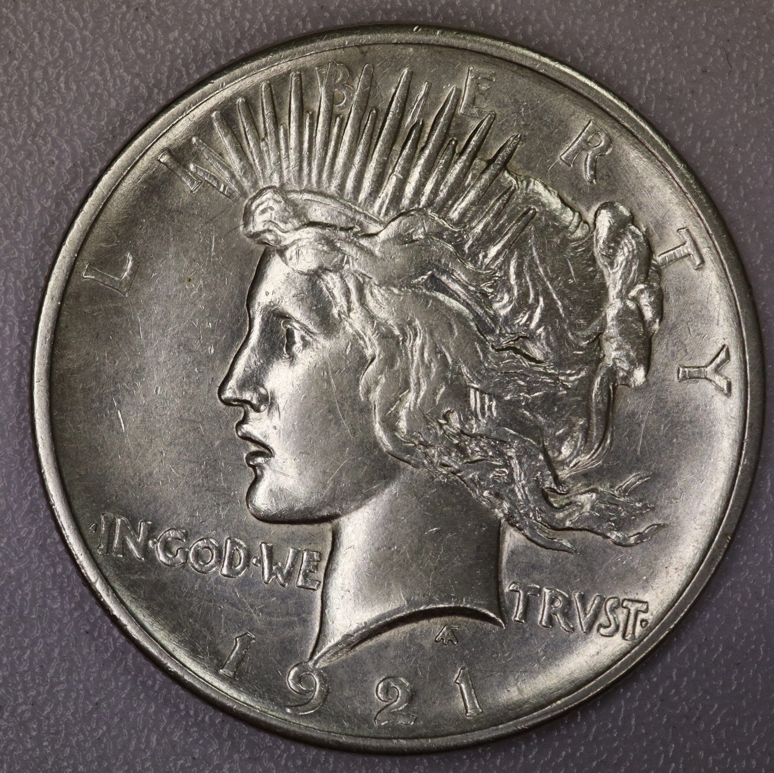 Auction- 1921 Peace Dollar