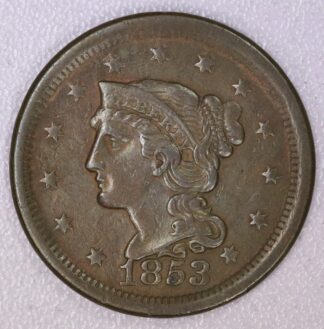 Auction- 1853 Large Cent