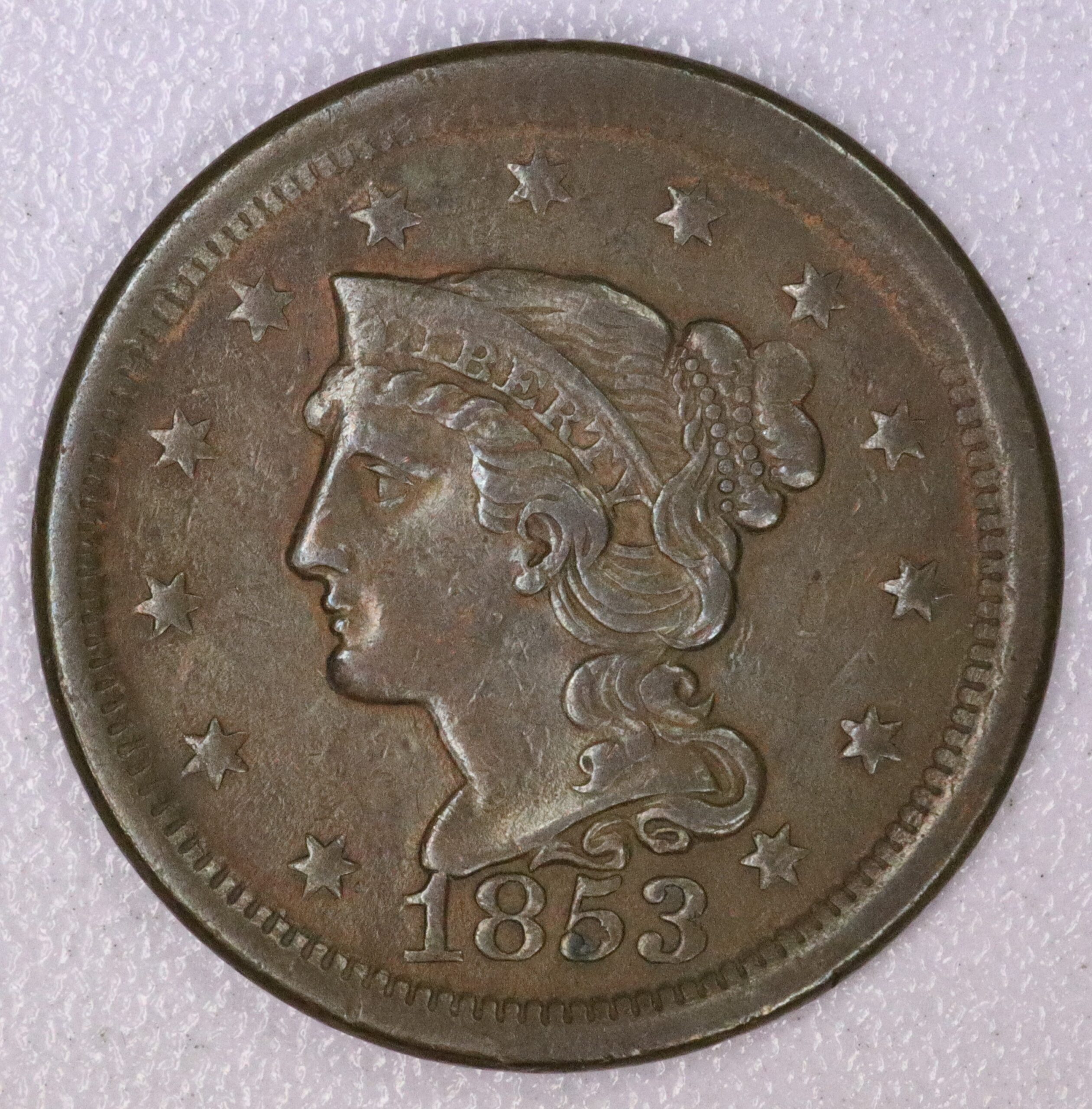 Auction- 1853 Large Cent