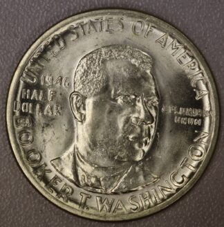 Auction- 1946 Booker T Washington Commemorative Half Dollar