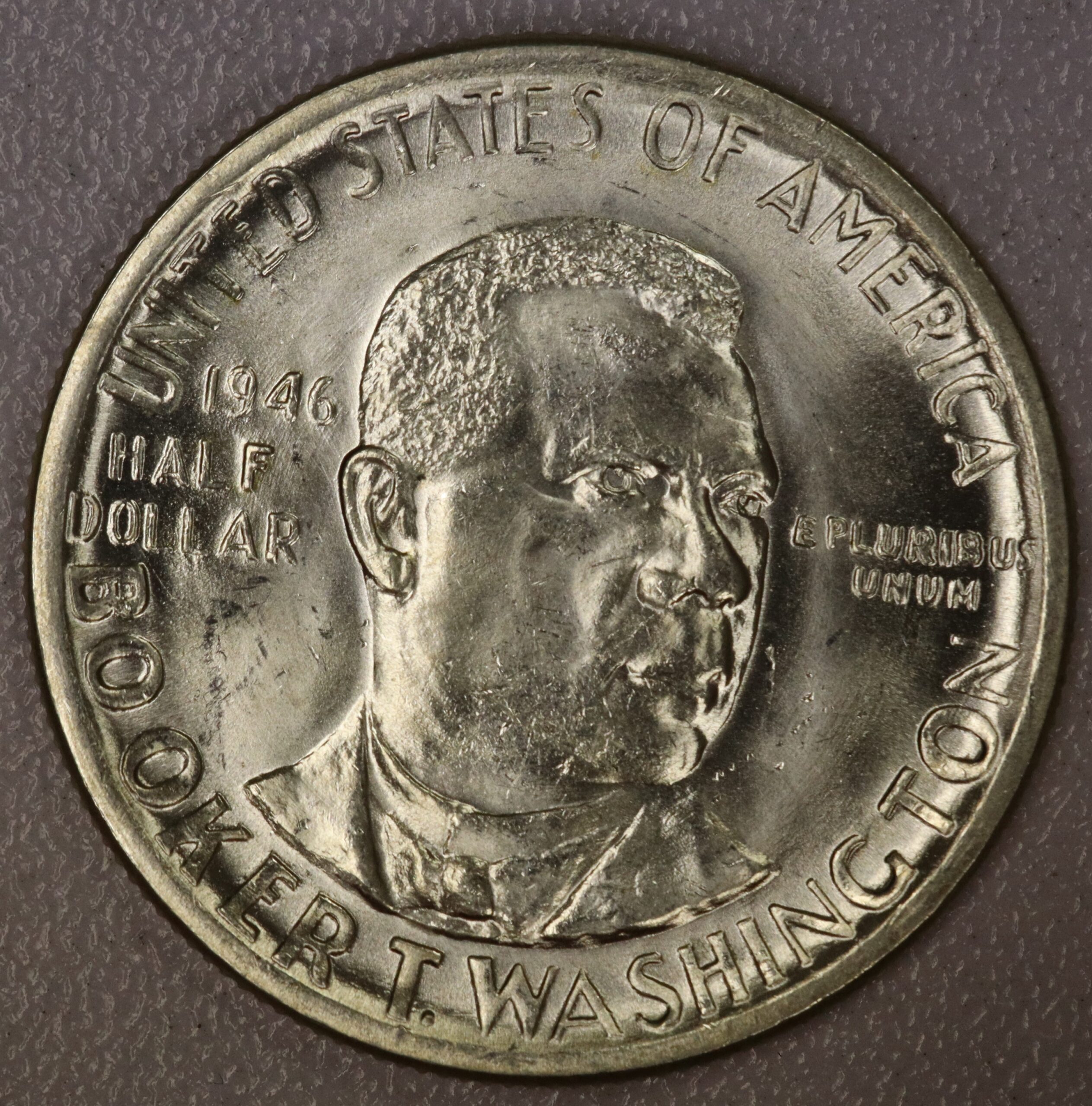 Auction- 1946 Booker T Washington Commemorative Half Dollar